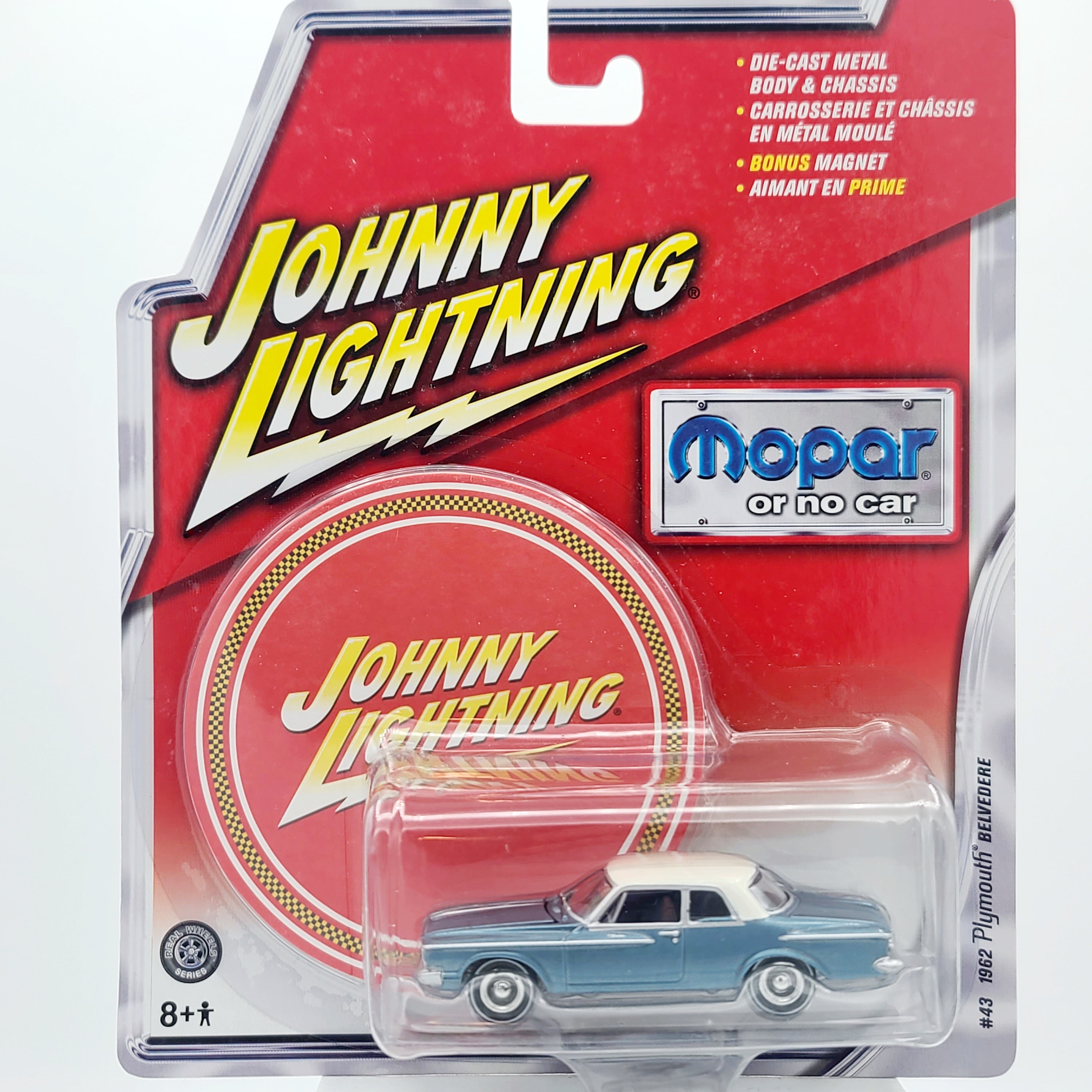 Johnny Lightning '62 Plymouth Belvedere - 1:64 (2005 Mopar or No Car Rel. 8)